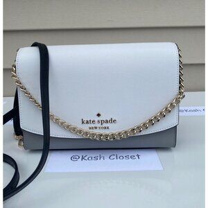 Kate Spade crossbody carson purse convertible shoulder bag nimbus grey